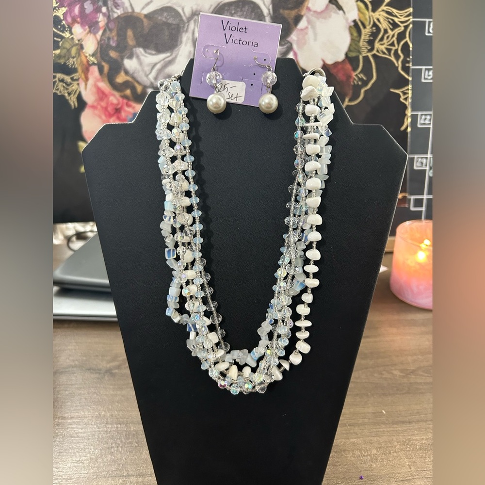 NWT necklace and earring set